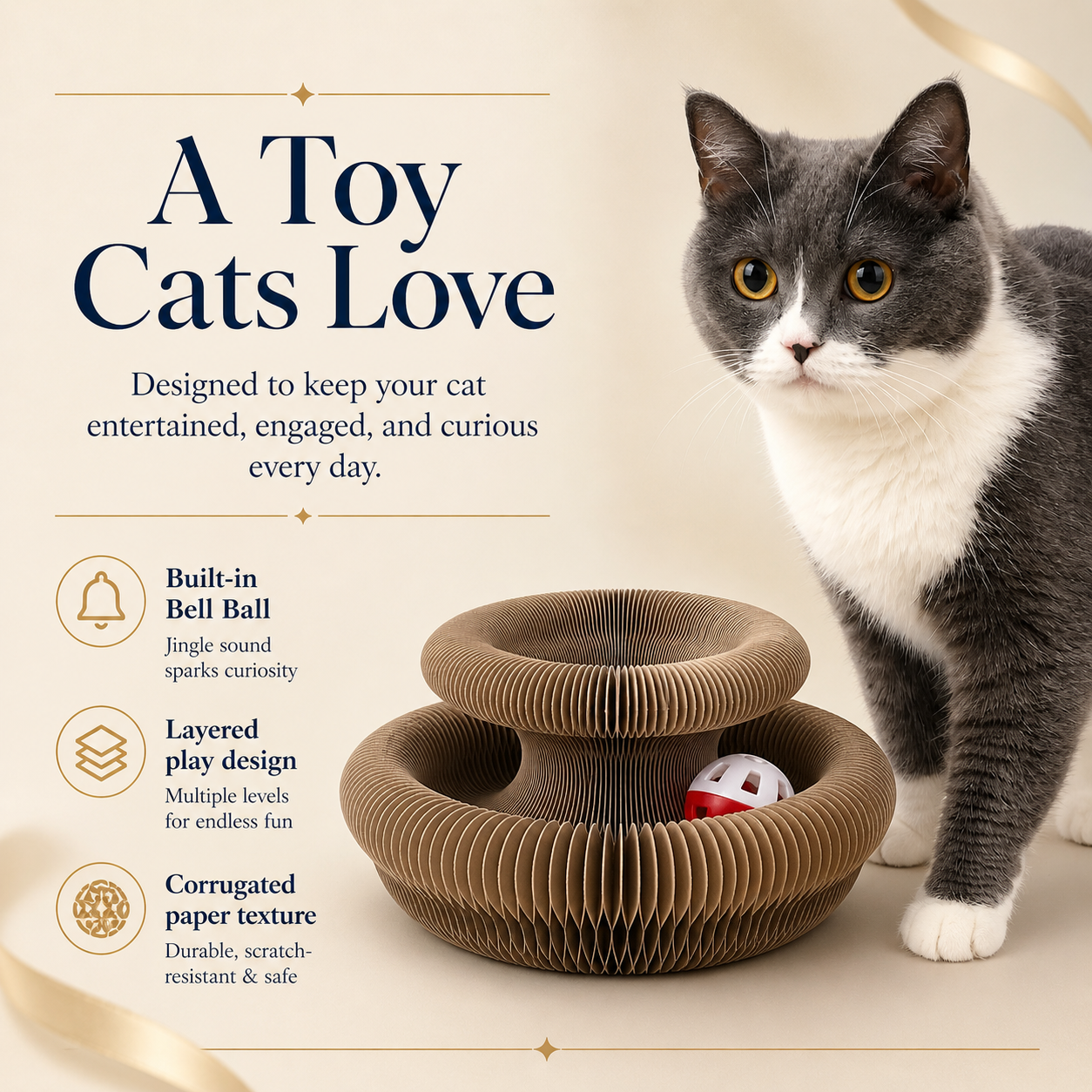 ScratchLoop™ Cat Scratcher