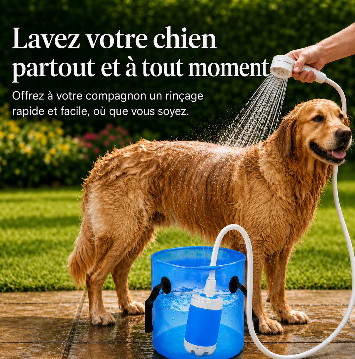 AquaNomade – Douche & Pompe à Eau Portable
