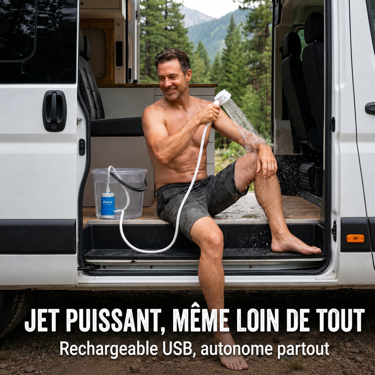 AquaNomade – Douche & Pompe à Eau Portable
